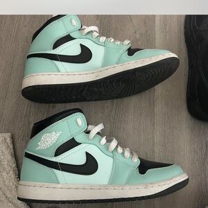 Jordan Women's Sneakers Mint and Black